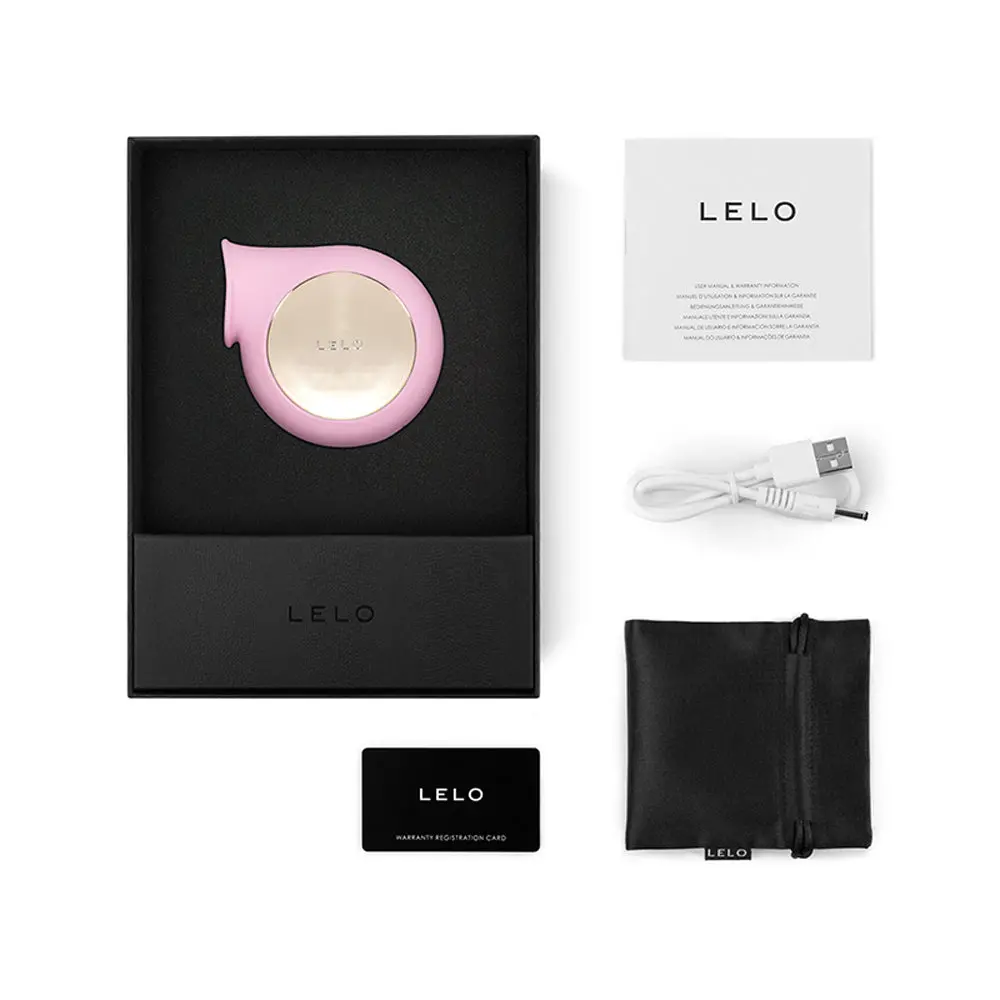 Lelo Sila Cruise Rechargeable Sonic Clitoral Stimulator Pink 1