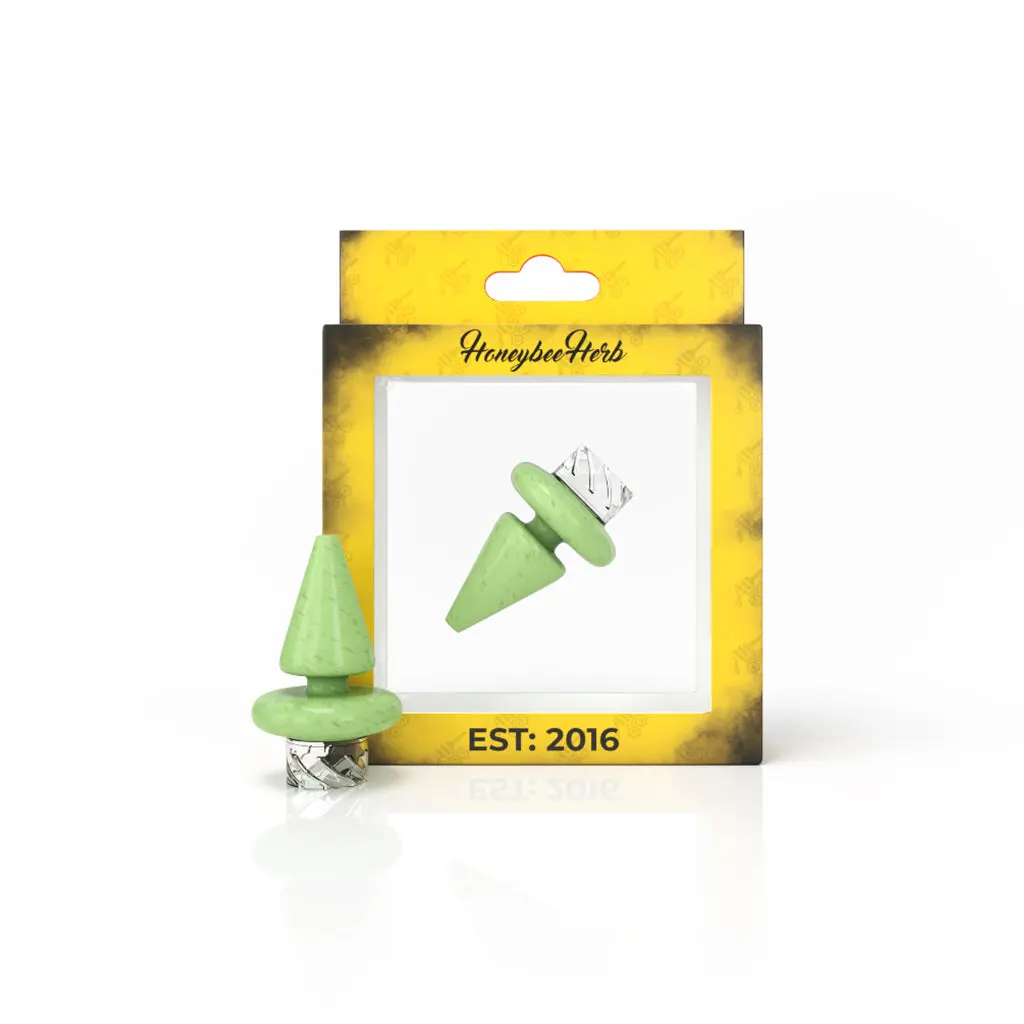 Honeybee Herb Triangle Spinner Carb Cap 1