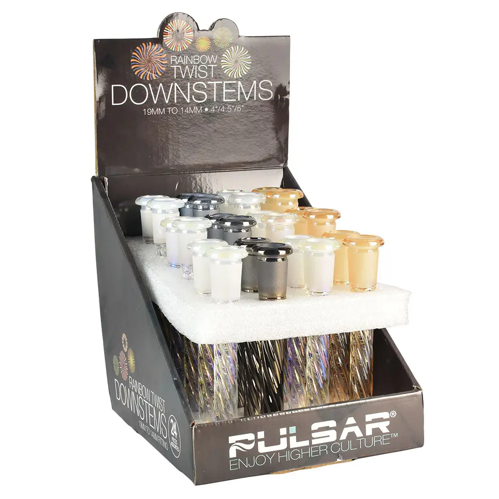Pulsar Rainbow Twist Downstem - 24Pc 1