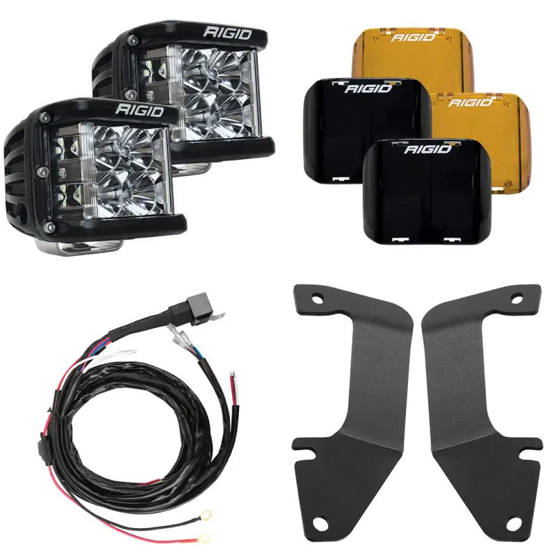 Rigid Industries 14-20 Toyota Tundra A-Pillar Light Kit W/D-Ss Flood 1