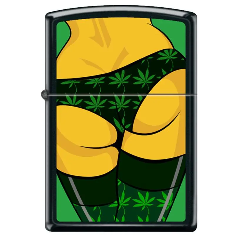 Zippo Lighter | Weed Bum | Black Matte 1
