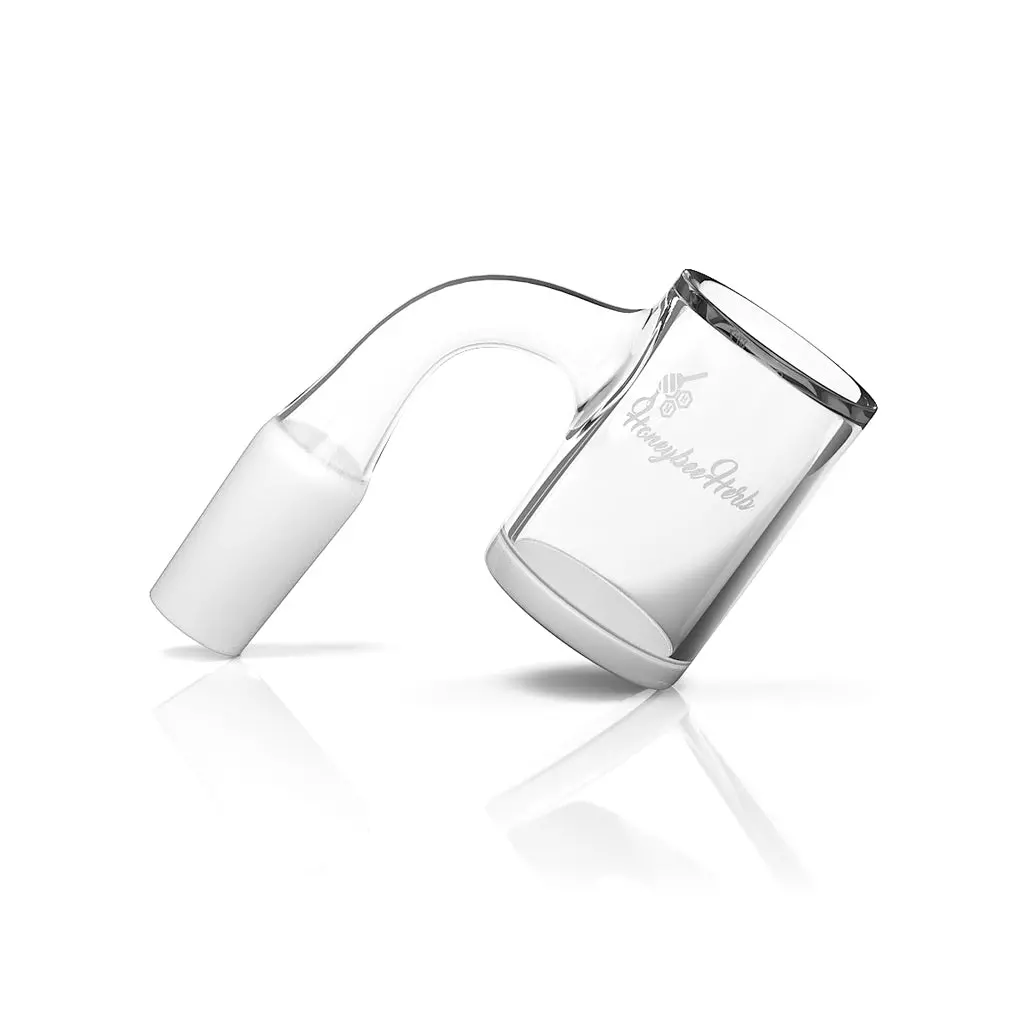 Honey & Milk Bevel Quartz Banger- 90° Degree | Bl 1