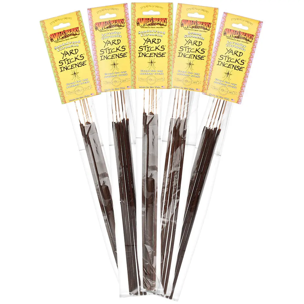 Wild Berry Citronella Yard Sticks - 19" - 5Pk - 12Pc 1