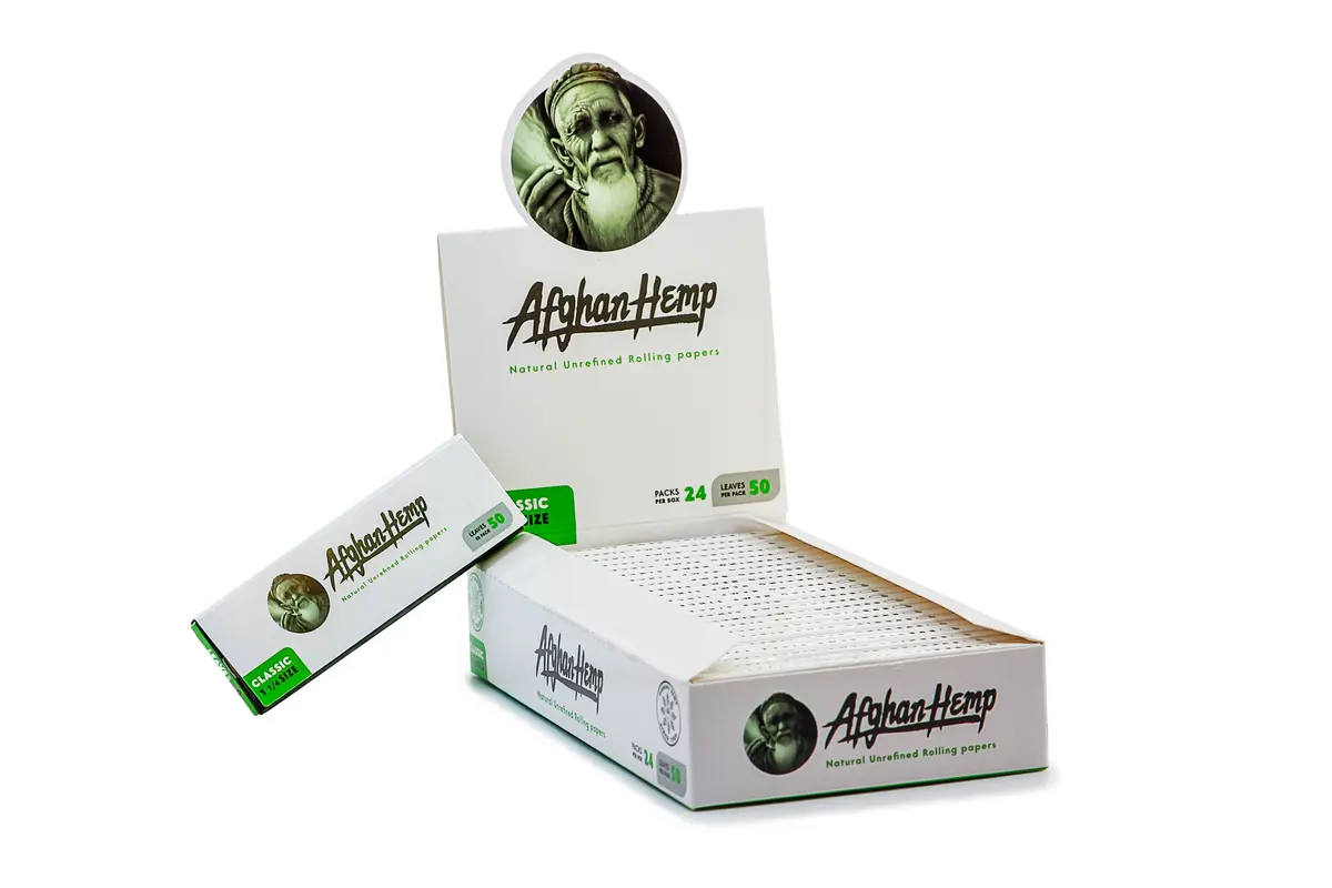 Afghan Hemp - Rolling Papers (King)(24Pk) 1