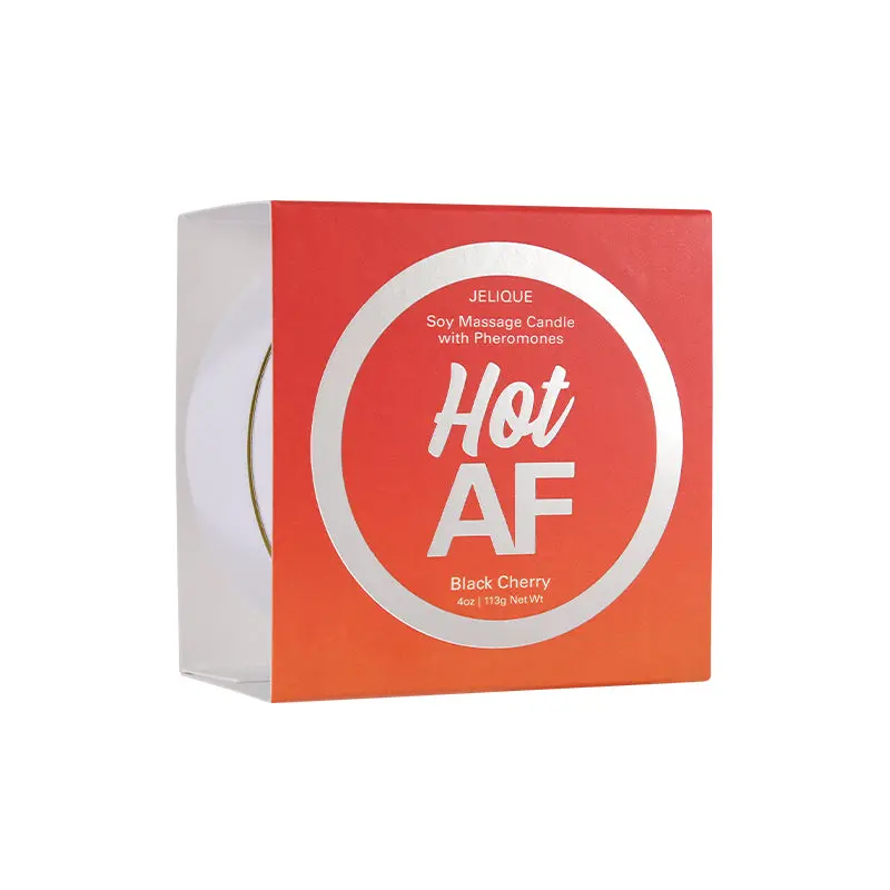 Jelique Hot Af Pheromone Massage Candle Black Cherry 4 Oz 1