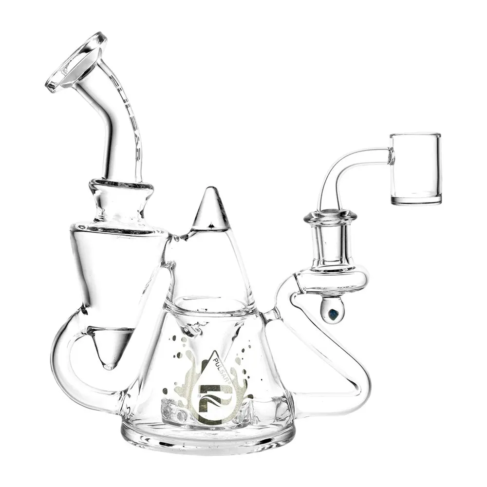 Pulsar Tea Pot Recycler Rig - 7.75" / 14Mm F / Clear 1