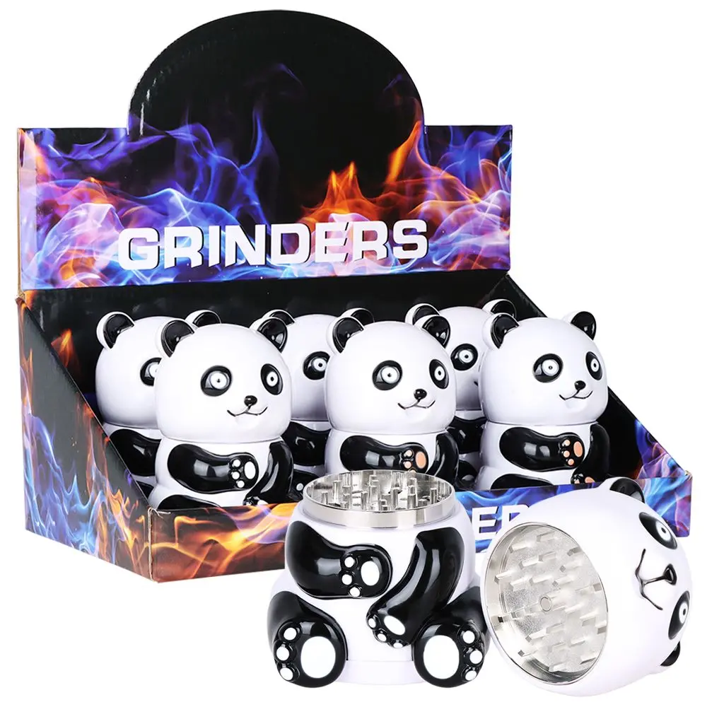 6Ct Display - Panda Grinder - 4Pc / 3" 1
