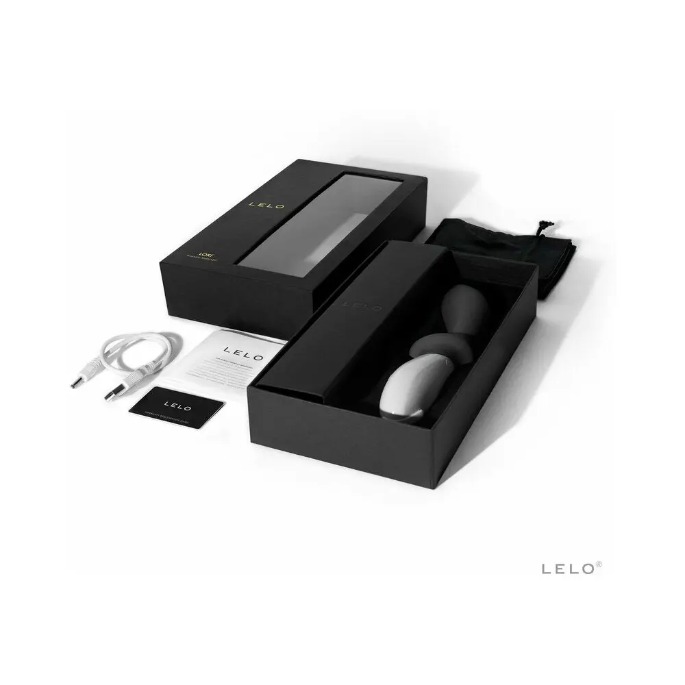 Lelo Loki Rechargeable Prostate Vibrator Obsidian Black 2