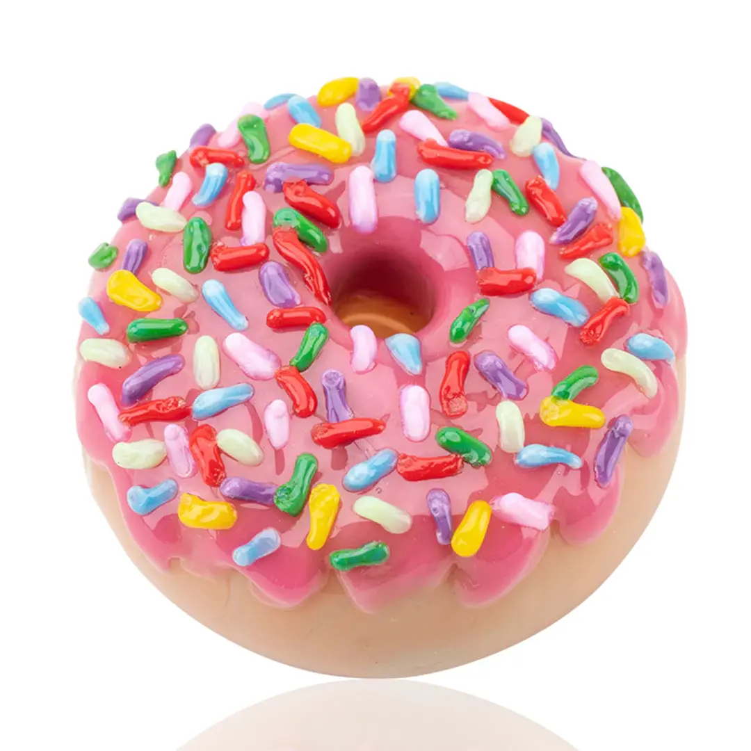 Empire Glass Works Pink Sprinkle Donut Dry Pipe 1