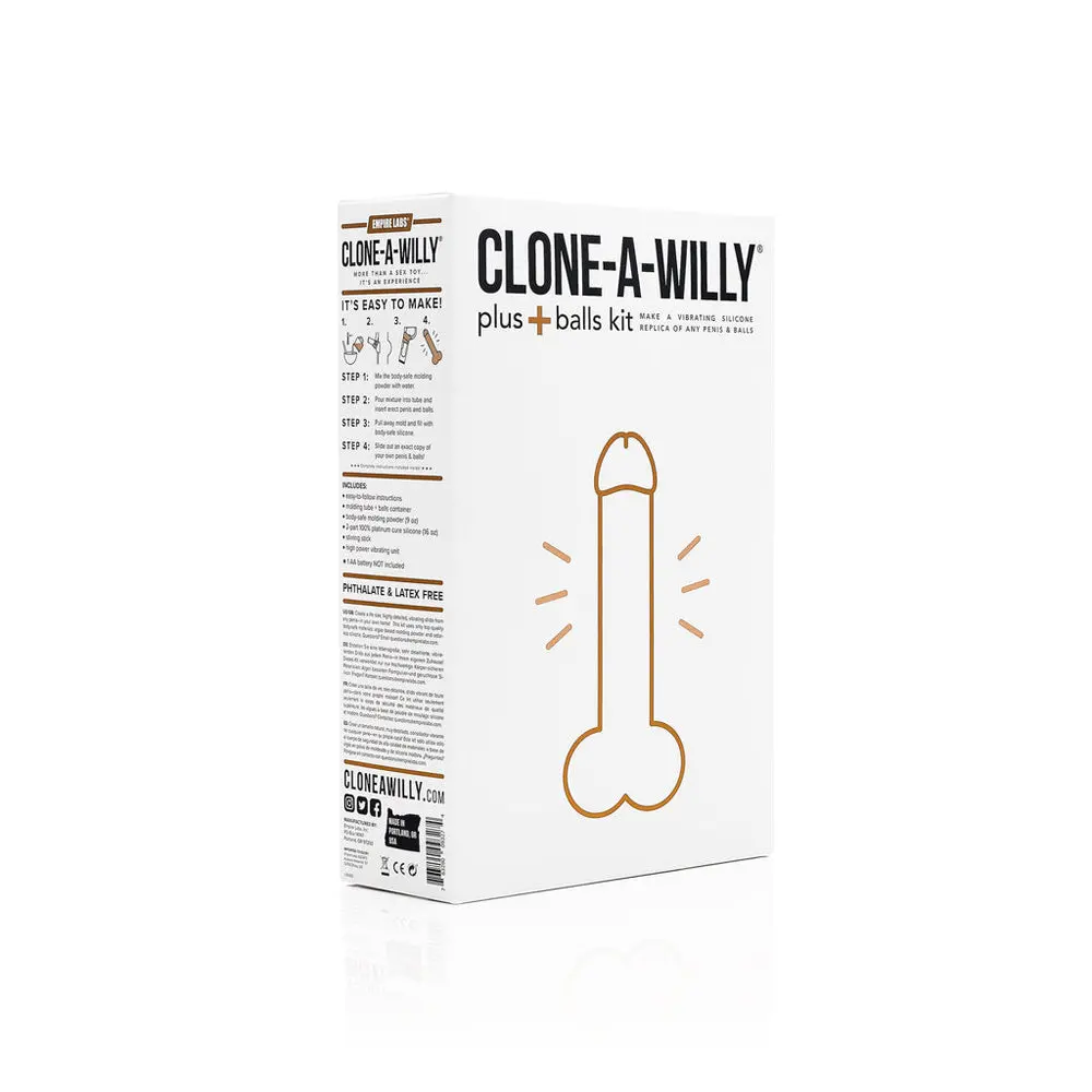 Clone-A-Willy Plus With Balls Light Skin Tone 1