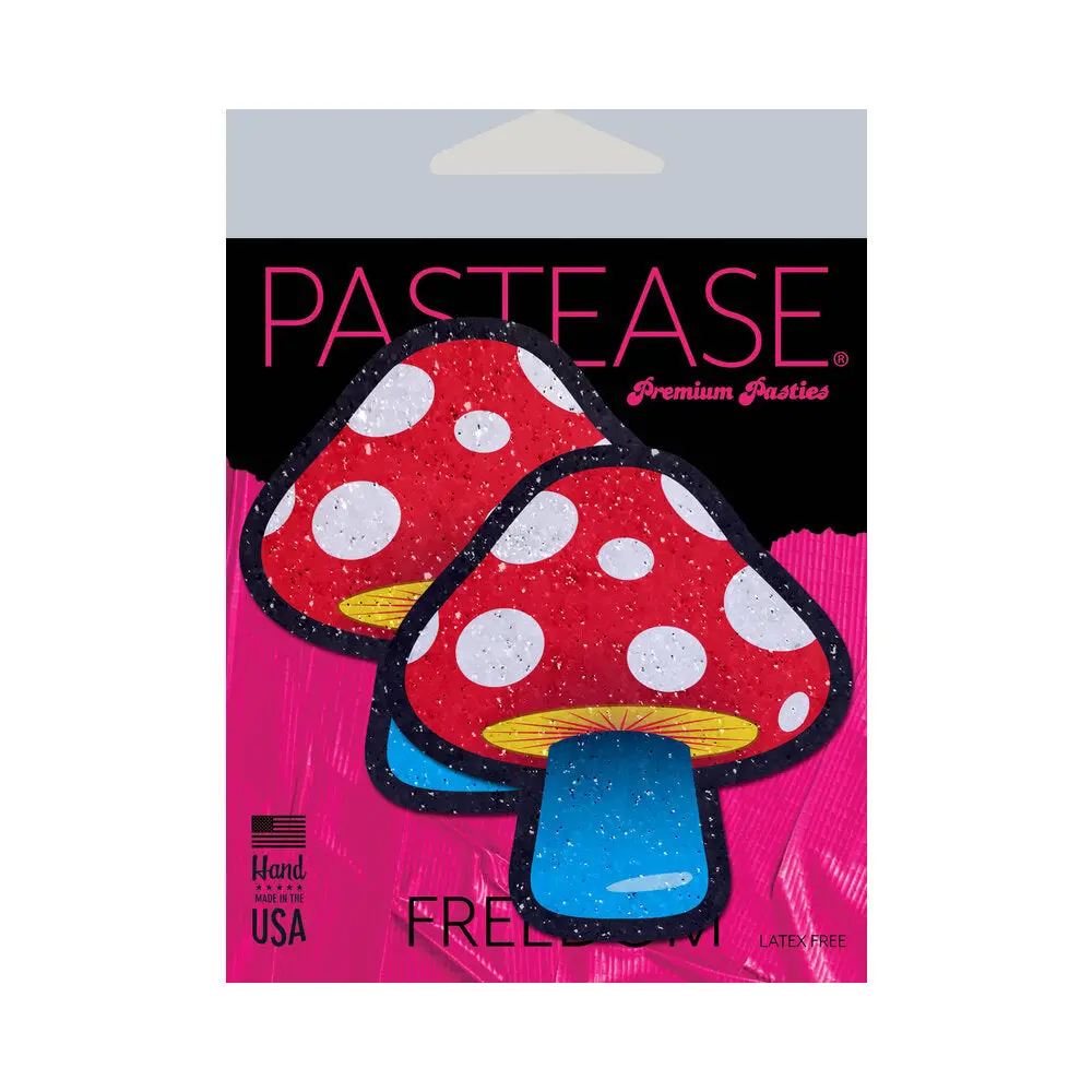 Pastease Mushroom: Colorful Shroom Nipple Pasties 1