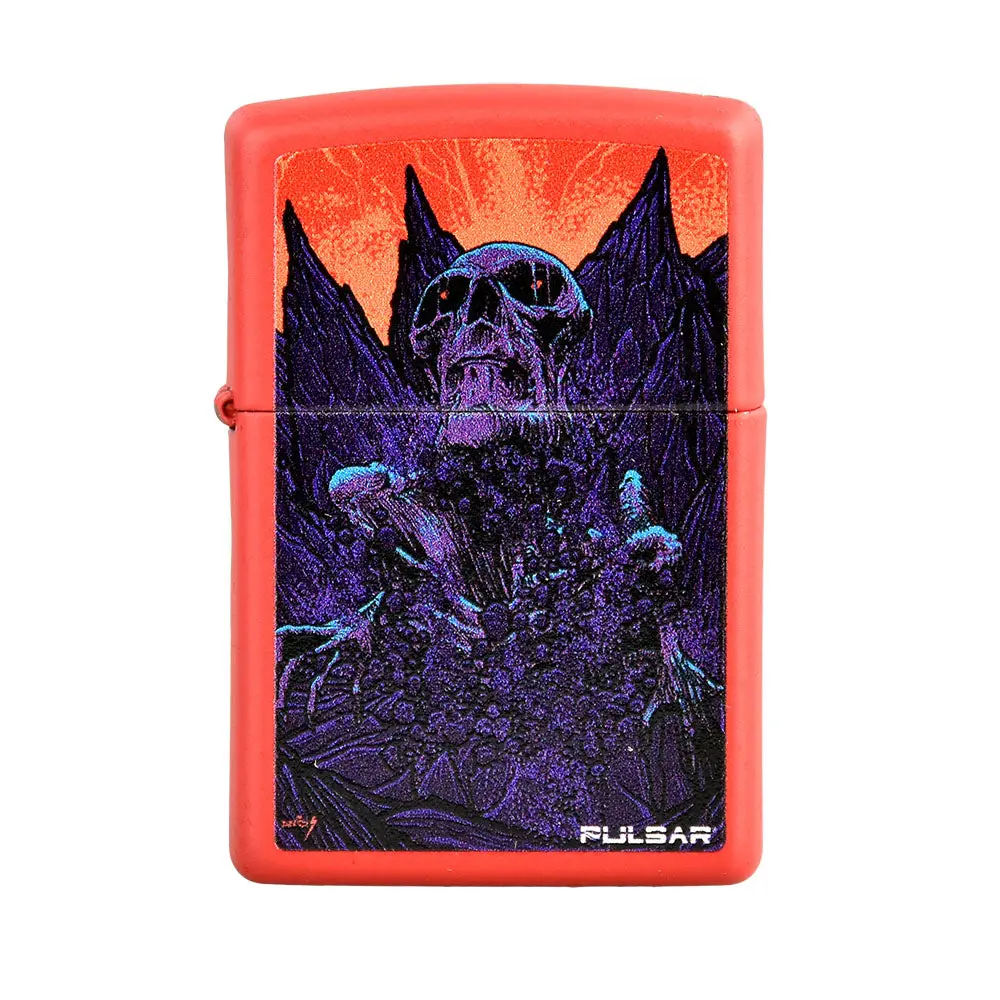Zippo Lighter - Pulsar Great Awakening - Red Matte 1