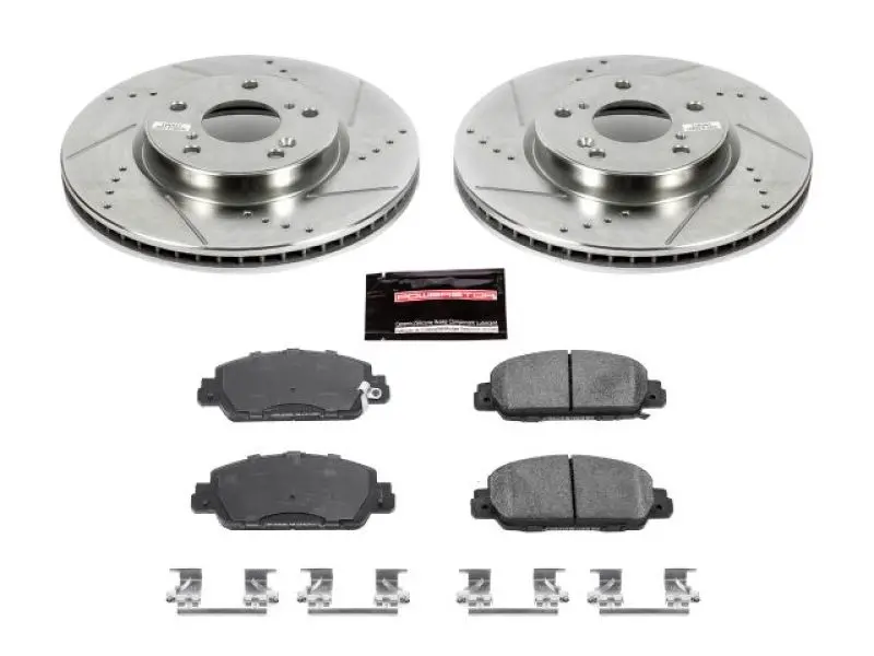 Power Stop 13-19 Honda Accord Front Z23 Evolution Sport Brake Kit 1