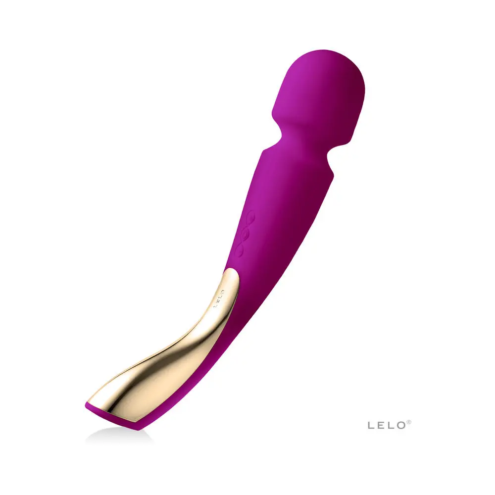 Lelo Smart Wand 2 Large Rechargeable Wand Vibrator Deep Rose 2