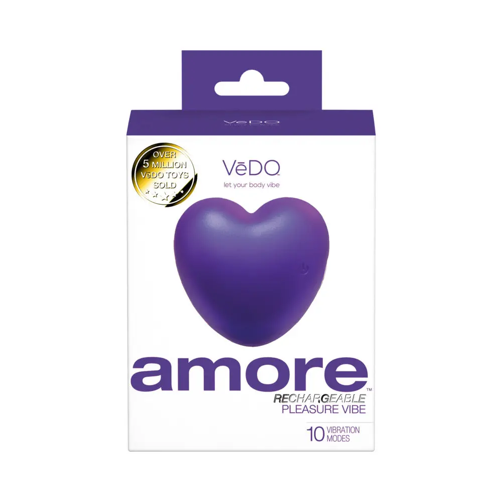 Vedo Amore Rechargeable Pleasure Vibe Purple 1