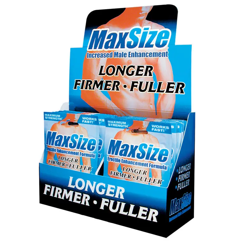 Maxsize Erectile Enhancement Formula Pills 2-Pack 24-Piece Display 1