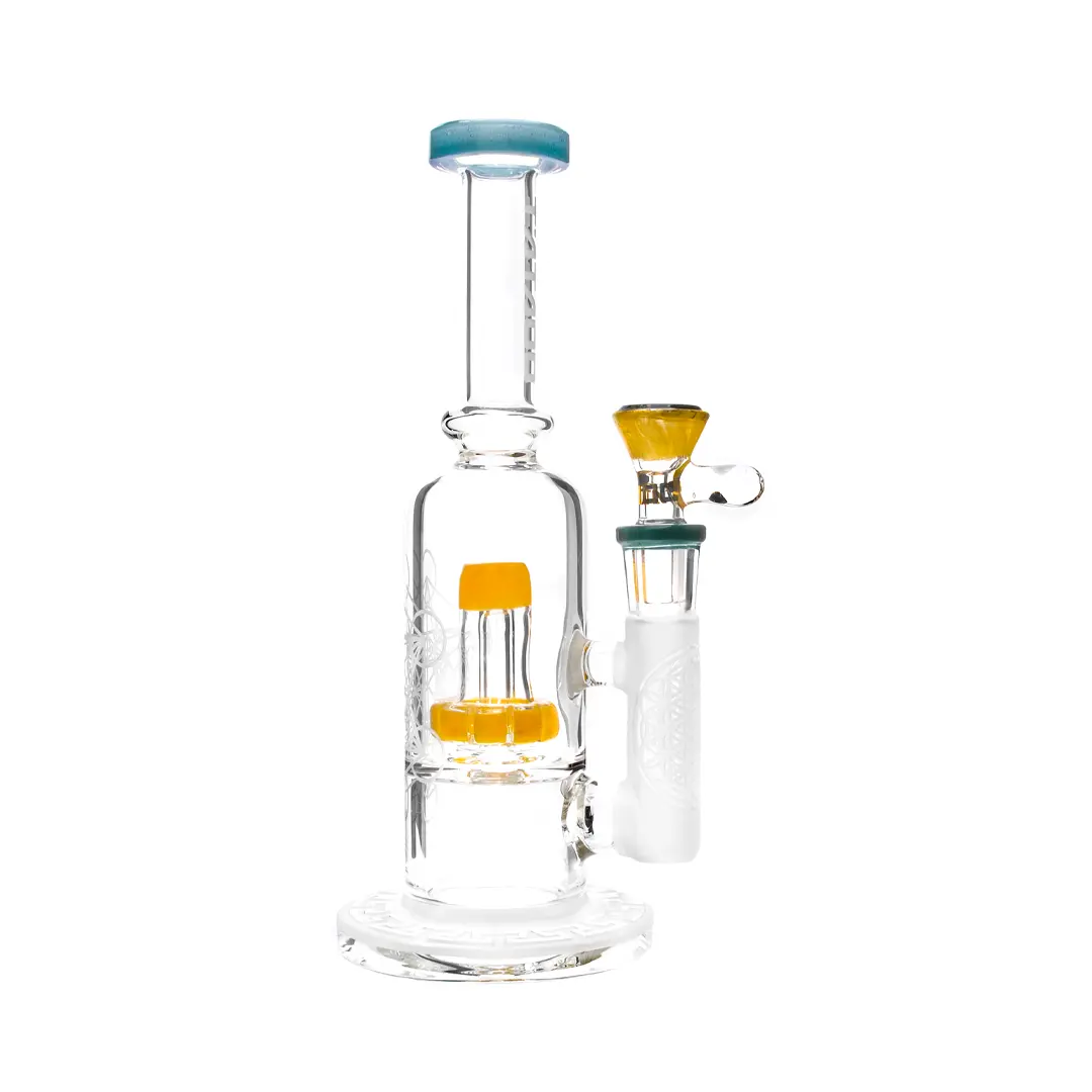 Lookah Glass 11" Straight Tube Capsule Water Pipe 1