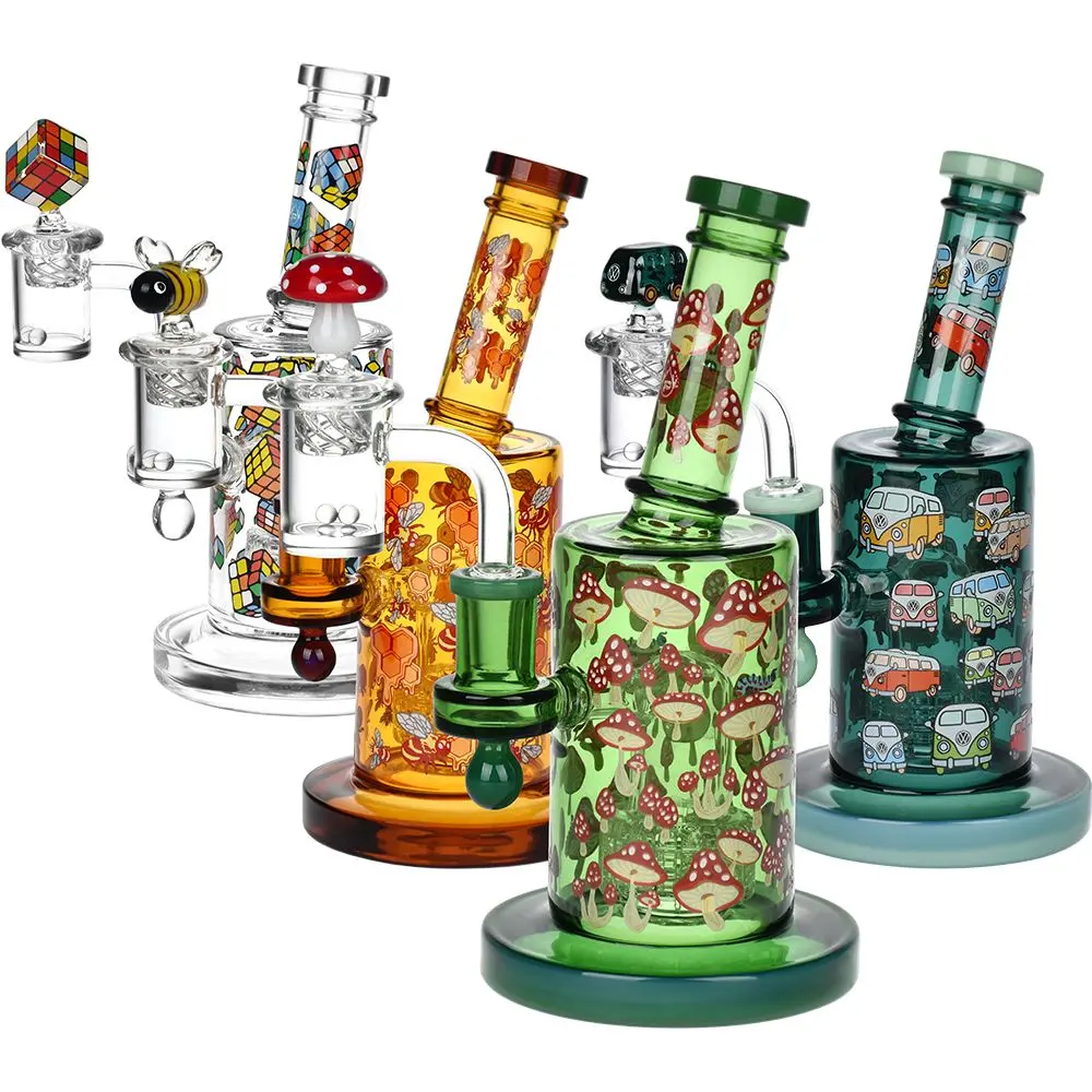 Pulsar Greatest Hits Series Glow Dab Rig Kit / 8" / 14Mm F 1