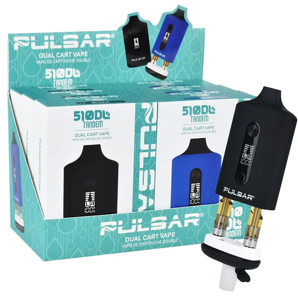 Pulsar 510 Dl Tandem Dual Cart Vaporizer | 650Mah 3