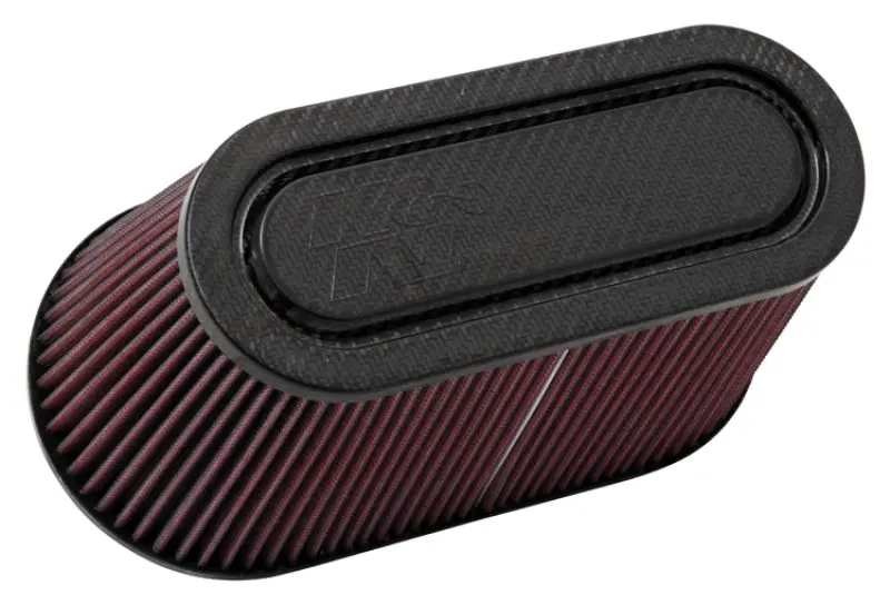 K&N Filter Univ Air Filter Carb Fib T/B 3-1/2In Flg Od / 12X6in B / 9-15/16X3-15/16In T / 6In H 1