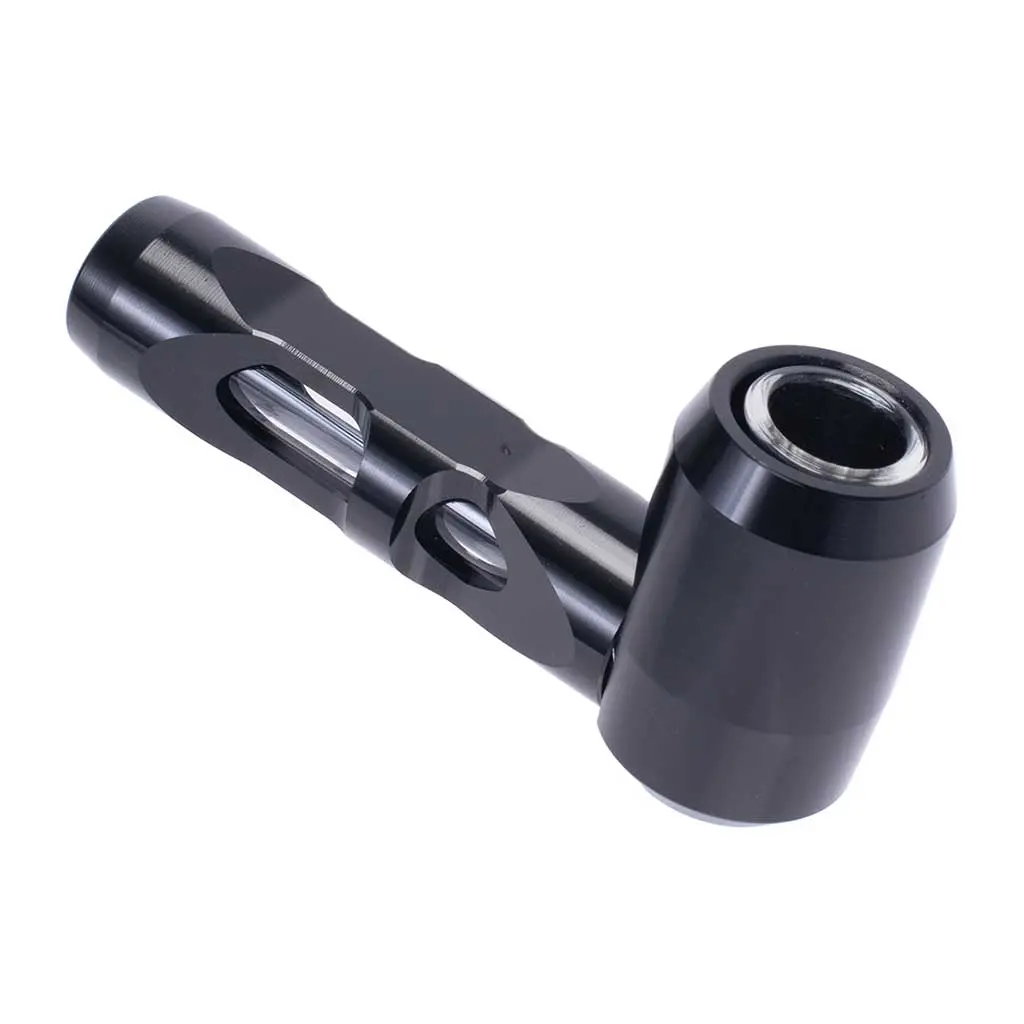 Aluminum Glass Smoking Pipe 5