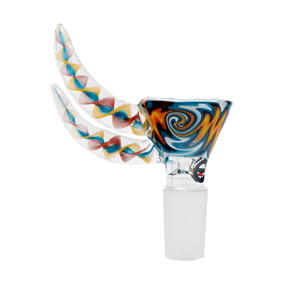 Cheech Glass 2" Wig Wag Dual Horn 1