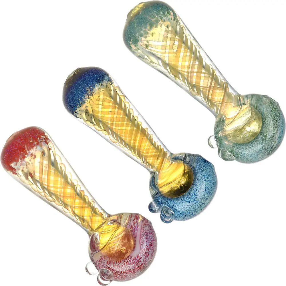 Dream Scapes Knobby Spoon Pipe - 4" / Colors Vary 1