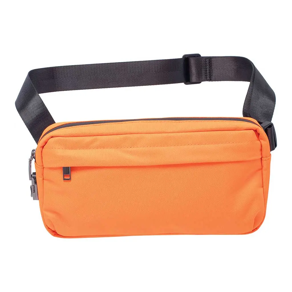 11.5In X 5.5In X 2In Smellproof Sling Bag - Neon Orange 1