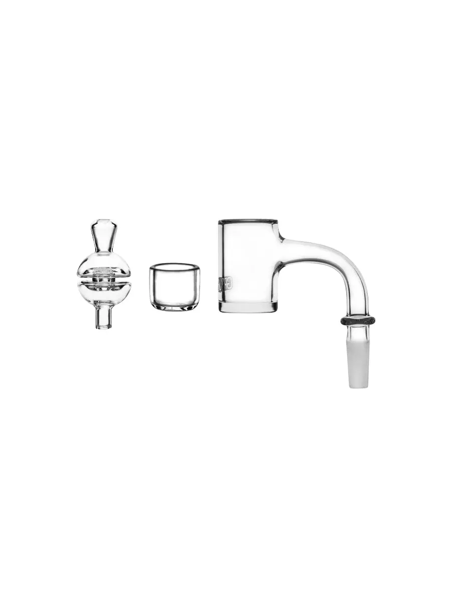 Experience Optimal Dabbing With Grav®'S 10Mm 90° Quartz Bucket, Inserts & Carb Cap Set 1