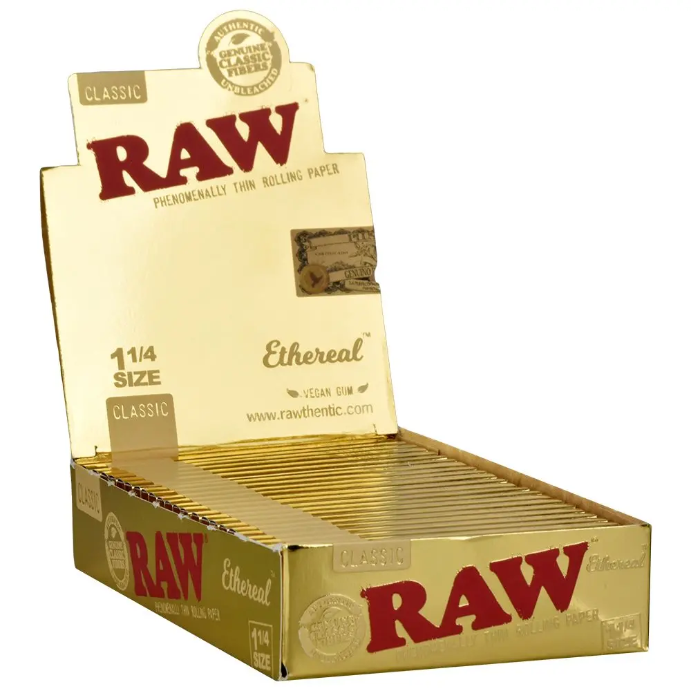 Raw Ethereal Rolling Papers - Classic / 50Pc / 1 1/4" 24Ct 1