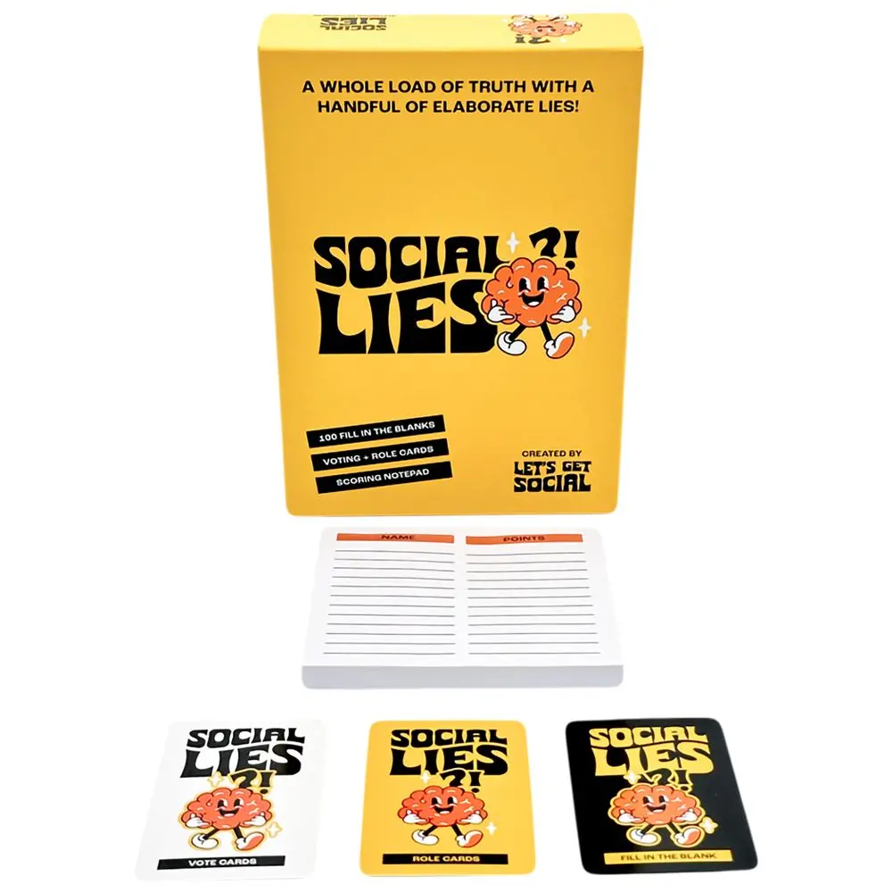 Social Lies Card Game 1