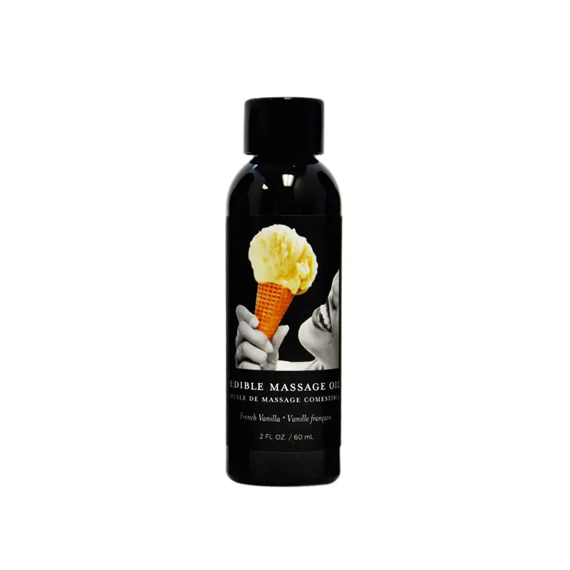 Earthly Body Edible Massage Oil Vanilla 2Oz 1