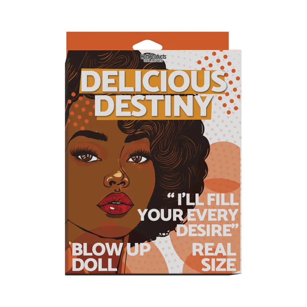 Delicious Destiny Blow Up Doll Brown 1