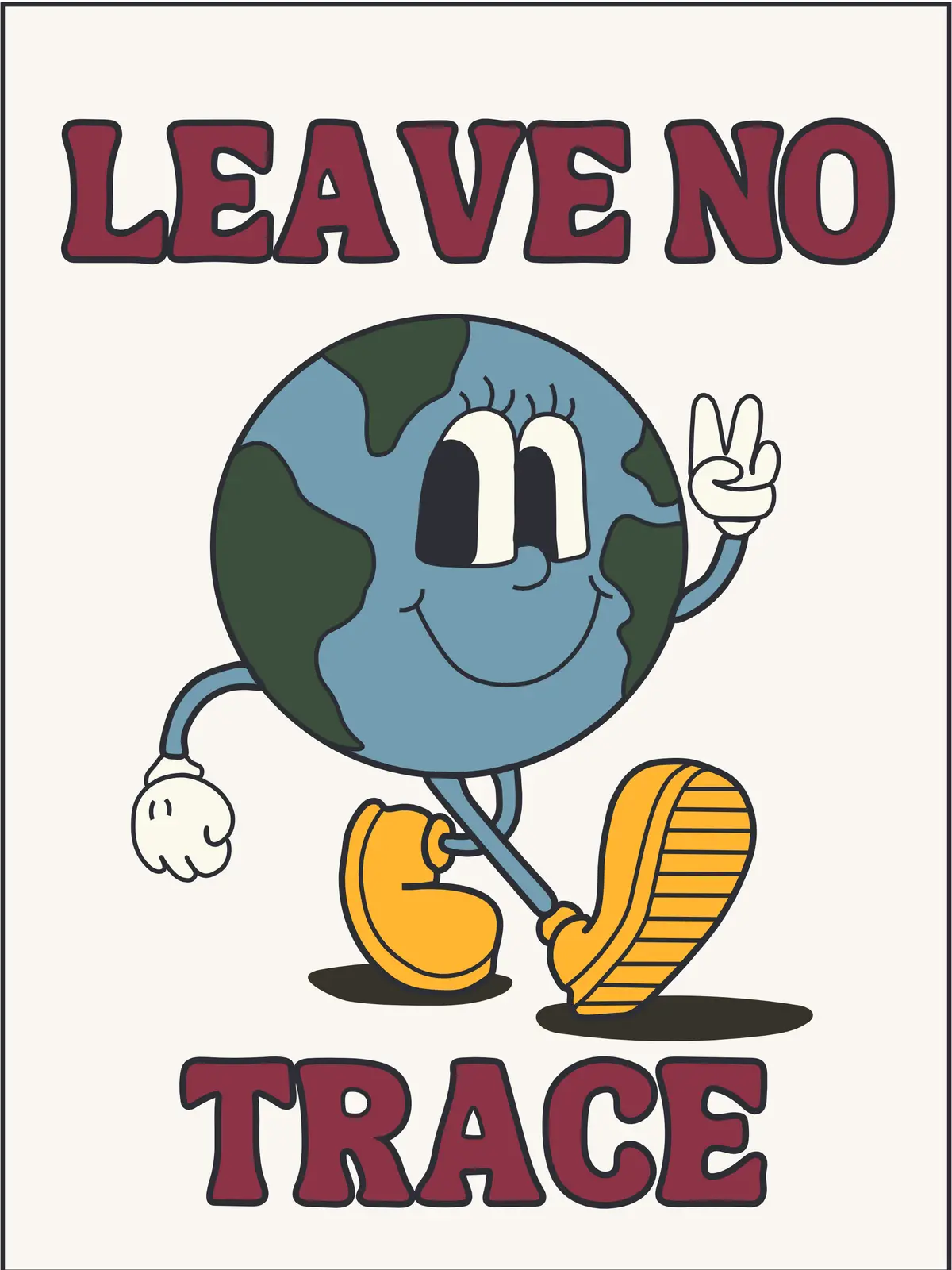 Velcro Label - Leave No Trace 1