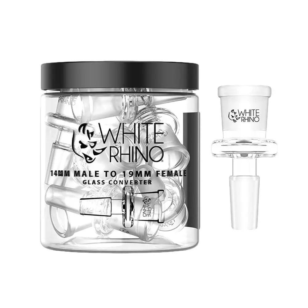 White Rhino 14Mm Male - 19Mm Female Converter 10Pcs 1