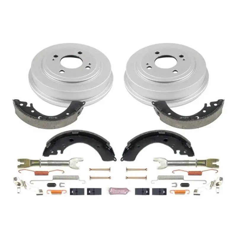 Power Stop 96-00 Honda Civic Coupe Rear Autospecialty Drum Kit 1