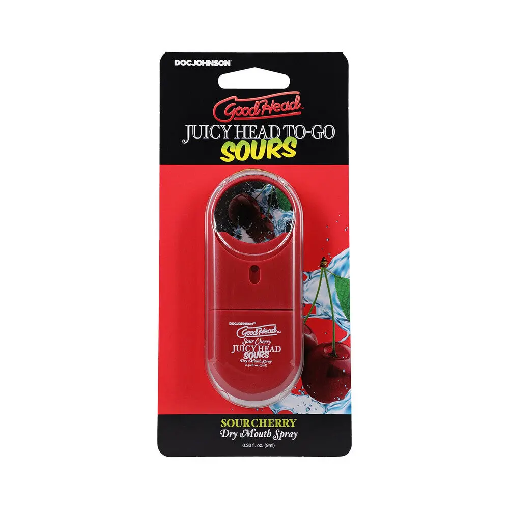 Goodhead Juicy Head Dry Mouth Spray To-Go Sour Cherry 0.3 Oz. 1