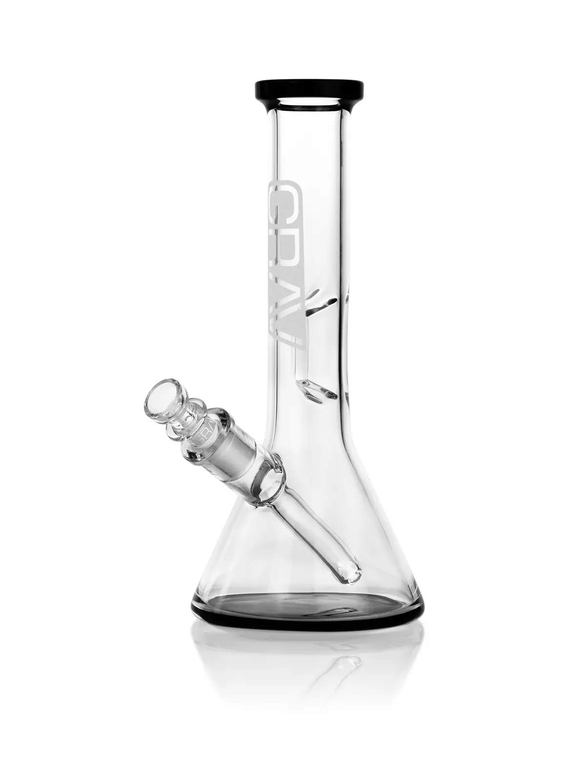 Grav® Small, Black Accent Beaker Base Water Pipe 1