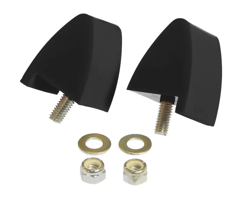 Prothane 64-73 Ford Mustang Front Bump Stops - Black 1
