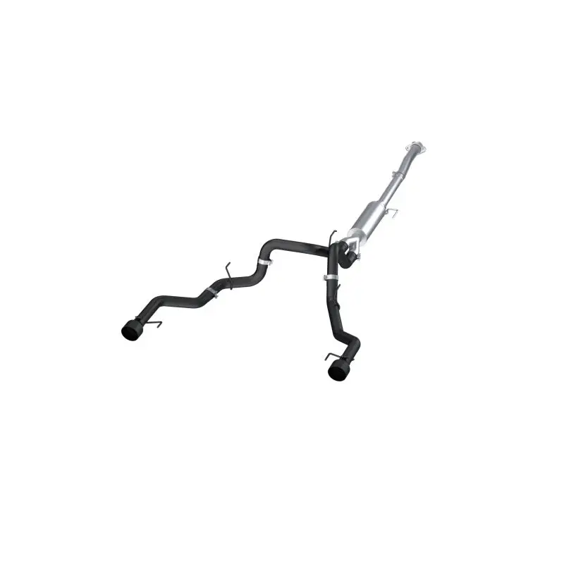 Mbrp 22-23 Ford F150 T304 5In Od Black Tip Dual Rear Exit 3In Black Coated Cat Back Exhaust 1