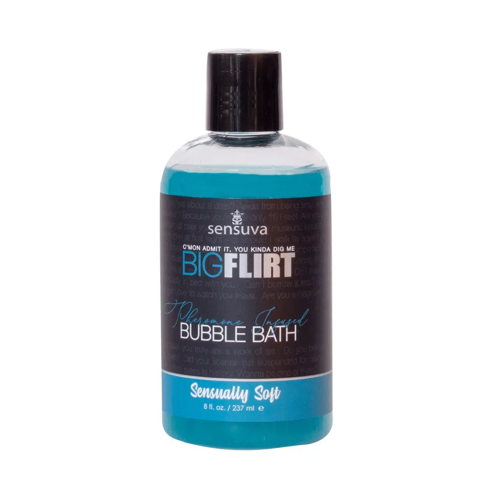 Sensuva Big Flirt Pheromone-Infused Bubble Bath Sensually Soft 1