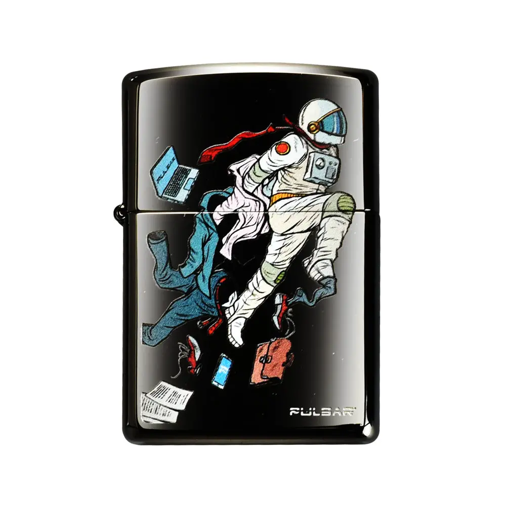 Zippo Lighter | Pulsar Super Spaceman | Black Ice 1