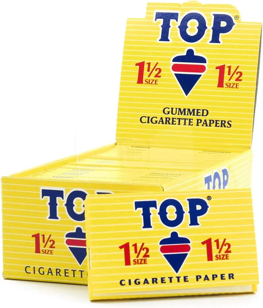 Top Fine Gum Rolling Papers - Single Wide 24Pcs 1