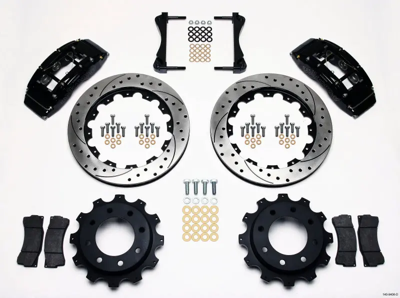 Wilwood Tc6R Rear Big Brake Kit: 16-Inch Drilled Rotors For 1999–2010 Gm 2500Hd Trucks (4.84 Center) 1