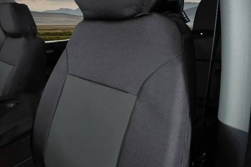 Covercraft Endura Precisionfit Front Row Seat Covers For 2021–2024 Ford F-150 – Black/Charcoal 1