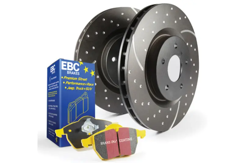 Ebc Yellowstuff Brake Pad & Gd Rotor Kit – High-Performance Street And Track Set 1