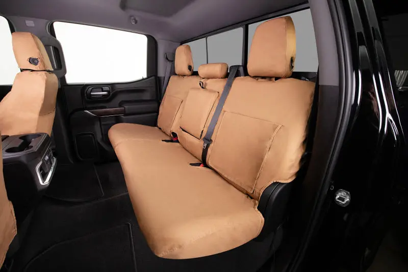 Covercraft 04-06 Toyota Highlander Polycotton Seatsaver Custom Front Row Seat Covers - Tan 1