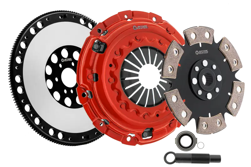 Action Clutch 02-05 Honda Civic Si 2.0L (K20A3) Stage 6 Clutch Kit (2Md) W/Lightened Flywheel 1