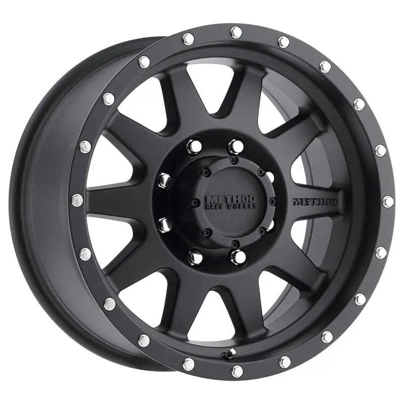 Method Mr301 The Standard Forged Wheel — 16X7 Inches, Zero Offset, 8X6.5-Inch (165.1Mm) Bolt Pattern, 130.81Mm Center Bore, Matte Black 1