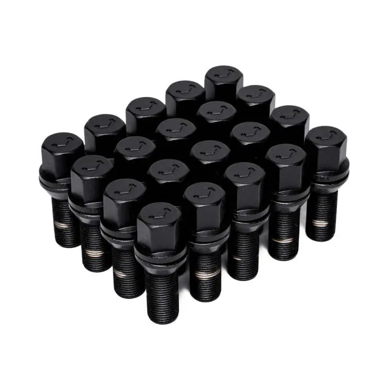 Vossen Black Cone-Seat Lug Bolts – M14×1.5, 35Mm Length, 17Mm Hex, Pack Of 20 1